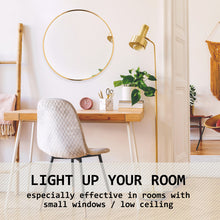 Load image into Gallery viewer, La Bella Gold Wall Mirror Round Aluminum Frame Makeup Decor Bathroom Vanity 60cm