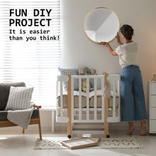 Load image into Gallery viewer, La Bella Gold Wall Mirror Round Aluminum Frame Makeup Decor Bathroom Vanity 60cm