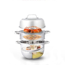 Load image into Gallery viewer, Zhang Xiao Quan 28cm 3-Tier Steamer