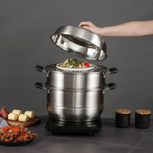 Load image into Gallery viewer, Zhang Xiao Quan 28cm 3-Tier Steamer
