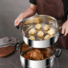 Load image into Gallery viewer, Zhang Xiao Quan 28cm 3-Tier Steamer