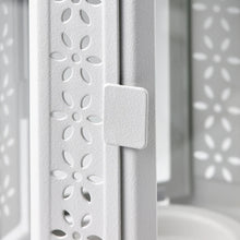 Load image into Gallery viewer, 10 Pack of Grey Metal Miners Lantern Summer Wedding Home Party Room Balconey Deck Decoration 21cm Tealight Candle