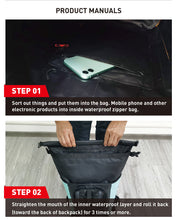 Load image into Gallery viewer, NOOYAH IPX8 Waterproof Bike Cycle Outdoor Sports Backpack Double-Layer Waterproof Bag MINT GREEN