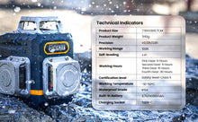 Load image into Gallery viewer, CIGMAN Laser Level Self Leveling 3x360° 3D Green Cross Line for Construction and Picture Hanging, Rechargeable battery, Remote Controller, Magnetic Rotating Stand Included