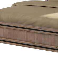 Load image into Gallery viewer, 4 Pieces Bedroom Suite Queen Size Silver Brush in Acacia Wood Construction Bed, Bedside Table & Dresser