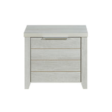 Load image into Gallery viewer, Bedside Table 2 drawers Storage Table Night Stand MDF in White Ash