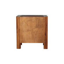 Load image into Gallery viewer, Bedside Table 2 drawers Night Stand Solid Wood Acacia Storage in Chocolate Colour