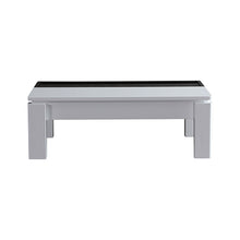 Load image into Gallery viewer, Coffee Table High Gloss Finish Lift Up Top MDF Black & White Colour Interior Storage