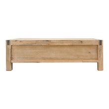 Load image into Gallery viewer, Coffee Table Solid Acacia Wood & Veneer 1 Drawers Storage Oak Colour