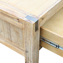 Load image into Gallery viewer, Coffee Table Solid Acacia Wood & Veneer 1 Drawers Storage Oak Colour
