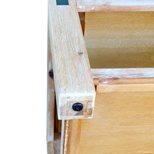 Load image into Gallery viewer, Lamp Table Open Storage Solid Wooden Frame in Classic Oak Colour