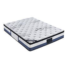 Load image into Gallery viewer, Double Mattress Latex Pillow Top Pocket Spring Foam Medium Firm Bed