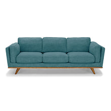 Load image into Gallery viewer, 3+2 Seater Sofa Teal Fabric Lounge Set for Living Room Couch with Wooden Frame