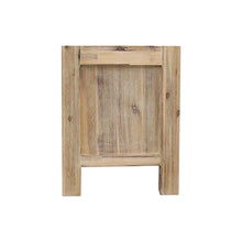 Load image into Gallery viewer, 180cm Solid Acacia Wooden Frame Entertainment Unit in Oak Color