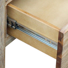 Load image into Gallery viewer, 180cm Solid Acacia Wooden Frame Entertainment Unit in Oak Color