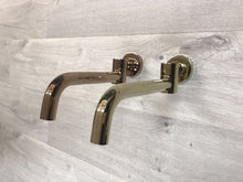 Load image into Gallery viewer, 2020 shower Bath Burnished rose gold Gold Progressive Brass wall mixer tap faucet