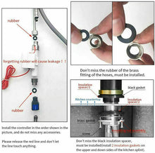 Load image into Gallery viewer, 2023 Brushed Gold Spout Matte Black pull out with spray function kitchen mixer tap faucet