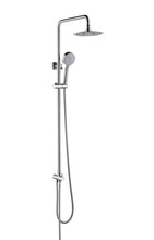 Load image into Gallery viewer, 2023 Brushed Nickel Solid Stainless Steel 304 made shower set w diverter 200 mm head sprayer hand held head Suit Outdoor