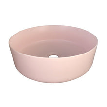 Load image into Gallery viewer, 2020 Matte Pink Round 360 mm Dia top counter basin porcelain sink