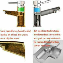 Load image into Gallery viewer, 2023 Brushed Nickel Pull out Kitchen tap solid stainless steel made