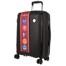 Load image into Gallery viewer, Pierre Cardin Inspired Milleni Hardshell 3-Piece Luggage Bag Set Travel Suitcase - Black
