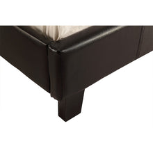 Load image into Gallery viewer, Single PU Leather Bed Frame Black