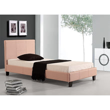 Load image into Gallery viewer, Single PU Leather Bed Frame Pink