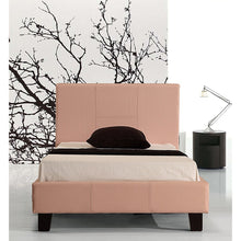 Load image into Gallery viewer, Single PU Leather Bed Frame Pink