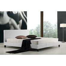 Load image into Gallery viewer, King PU Leather Bed Frame White