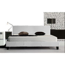 Load image into Gallery viewer, King PU Leather Bed Frame White