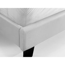 Load image into Gallery viewer, King PU Leather Bed Frame White