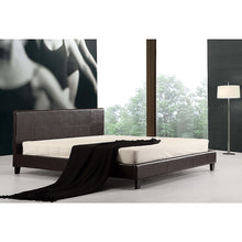 Load image into Gallery viewer, King PU Leather Bed Frame Brown