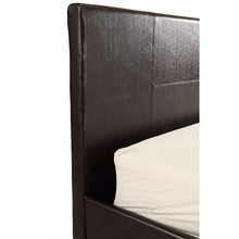 Load image into Gallery viewer, King PU Leather Bed Frame Brown