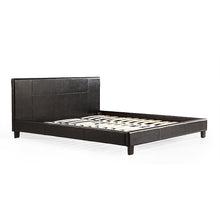 Load image into Gallery viewer, King PU Leather Bed Frame Black