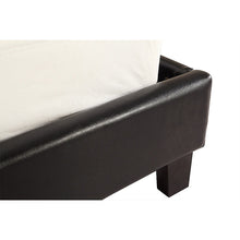 Load image into Gallery viewer, King PU Leather Bed Frame Black