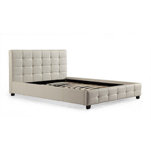 Load image into Gallery viewer, Double PU Leather Deluxe Bed Frame White