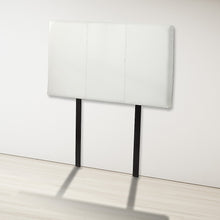 Load image into Gallery viewer, PU Leather Single Bed Headboard Bedhead - White