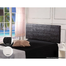 Load image into Gallery viewer, PU Leather Double Bed Headboard Bedhead - Brown