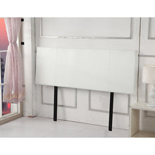 Load image into Gallery viewer, PU Leather Double Bed Headboard Bedhead - White