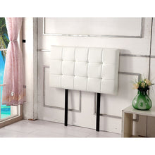 Load image into Gallery viewer, PU Leather Single Bed Deluxe Headboard Bedhead - White