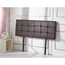 Load image into Gallery viewer, PU Leather Double Bed Deluxe Headboard Bedhead - Brown