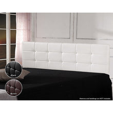 Load image into Gallery viewer, PU Leather King Bed Deluxe Headboard Bedhead - White