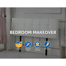 Load image into Gallery viewer, PU Leather King Bed Deluxe Headboard Bedhead - White