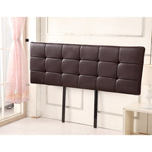 Load image into Gallery viewer, PU Leather King Bed Deluxe Headboard Bedhead - Brown