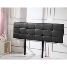 Load image into Gallery viewer, PU Leather King Bed Deluxe Headboard Bedhead - Black