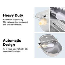 Load image into Gallery viewer, Automatic Water Trough Stainless Steel 304 Bowl