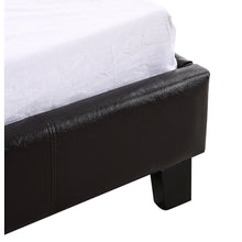 Load image into Gallery viewer, Single PU Leather Bed Frame Brown