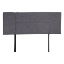 Load image into Gallery viewer, Linen Fabric Double Bed Headboard Bedhead - Grey