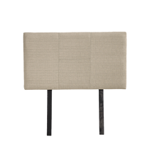 Load image into Gallery viewer, Linen Fabric Single Bed Headboard Bedhead - Beige
