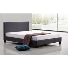 Load image into Gallery viewer, Double Linen Fabric Bed Frame Grey